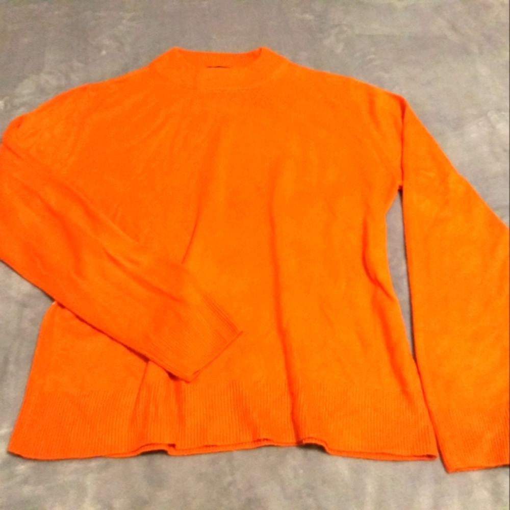 Pumpkin-Colored Sweater